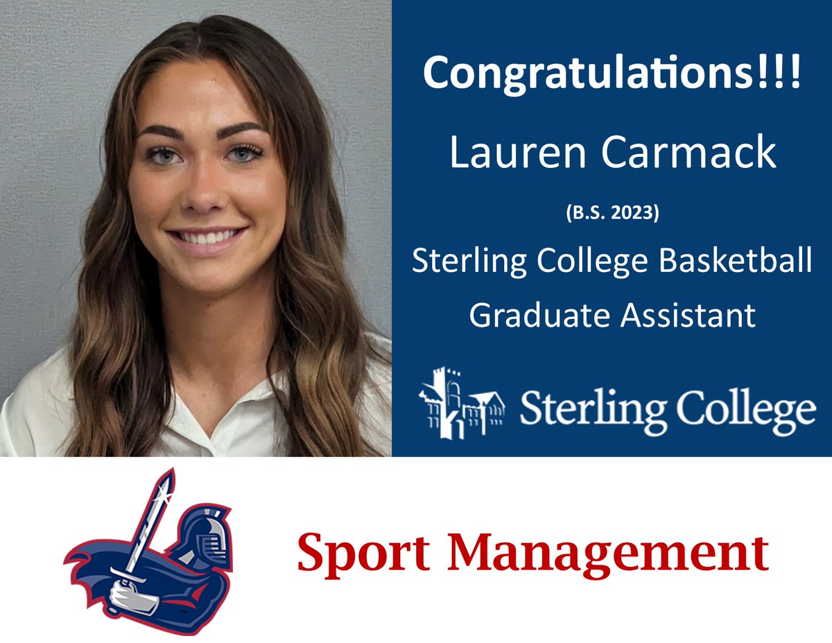 Congrats @lauren_c83 
Glad we get to continue seeing you in Gleason in your new position. #SCSportManagementFamily #SwordsUp