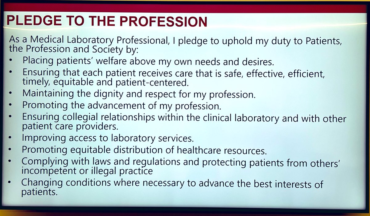 Congratulations to the class of 2023 as they pledge to the MLS profession! We are beyond proud of these students! 

Go forth and set the world on fire! 🔥

#IamASCLS #Lab4Life #ClassOf2023
