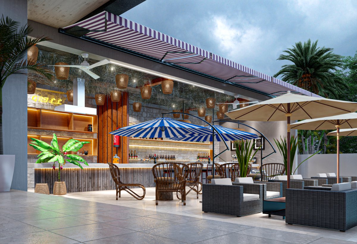 dezynstructures's tweet image. P O O L - L O U N G E 🩵🩵
.
.
Hotel Pool area. The target was to get a Natural Feel with out design. Can't wait to see the actual finish. 
.
.
Architecture, Construction, and interior finish at its best.
.
.
.
#pool #poolside #poolarea