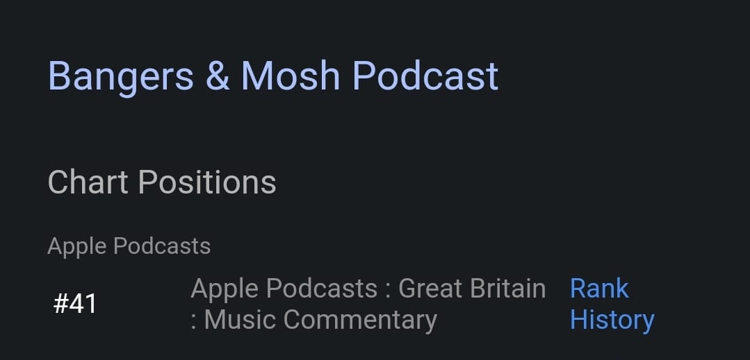 Bangers & Mosh Podcast tweet media
