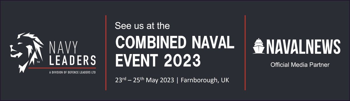 We will be in the 🇬🇧 in a week for Defence Leaders' Combined Naval Event #CNE2023