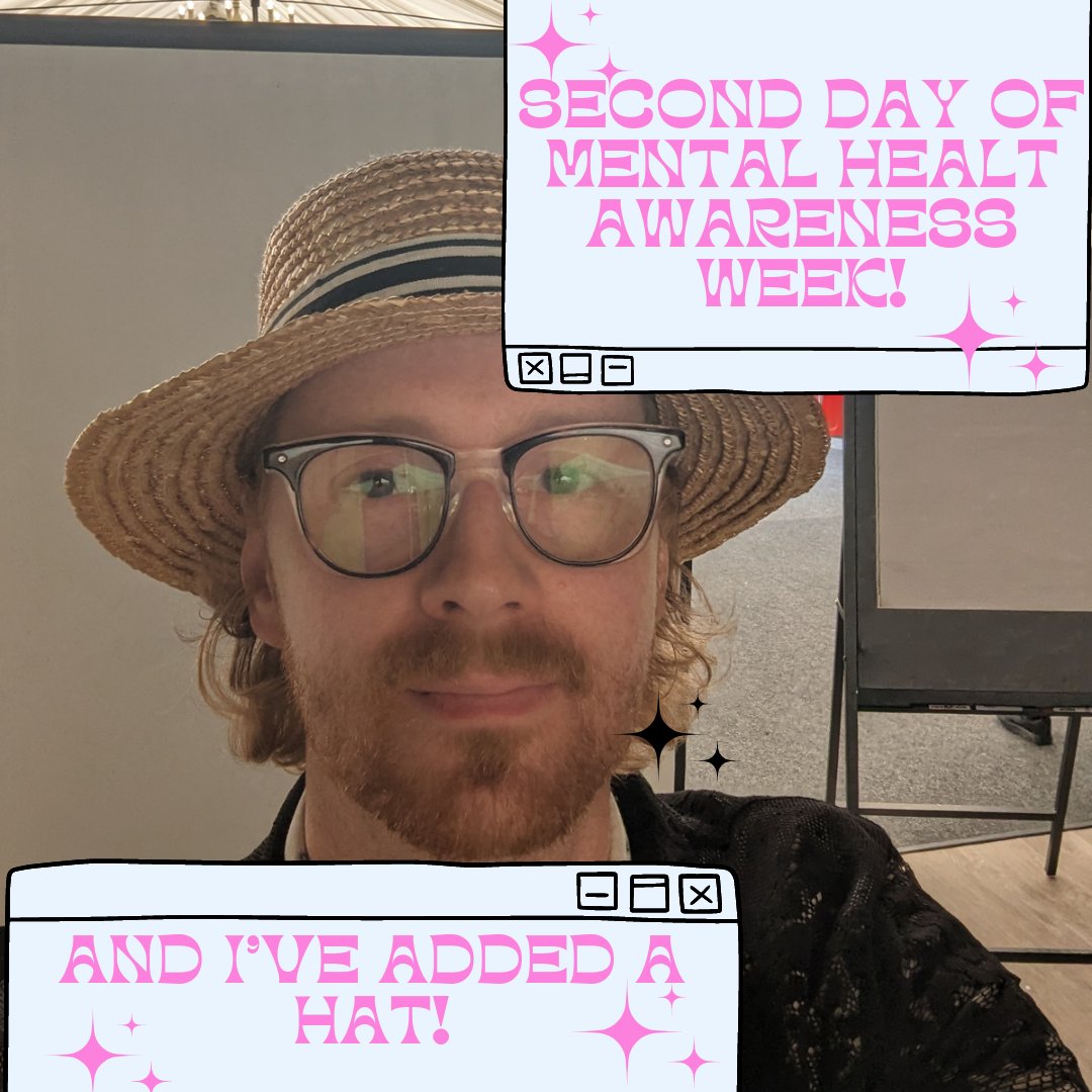 Back with a summer hat! 💚 Like all of us, frontline workers <a href="/ukhomeoffice/">Home Office</a> must navigate the negativity surrounding mental health and self care. Hopefully I've left them better informed on how to deal with outdated stigmas, that stubborn sense of shame, and even Pierce Morgan 😂