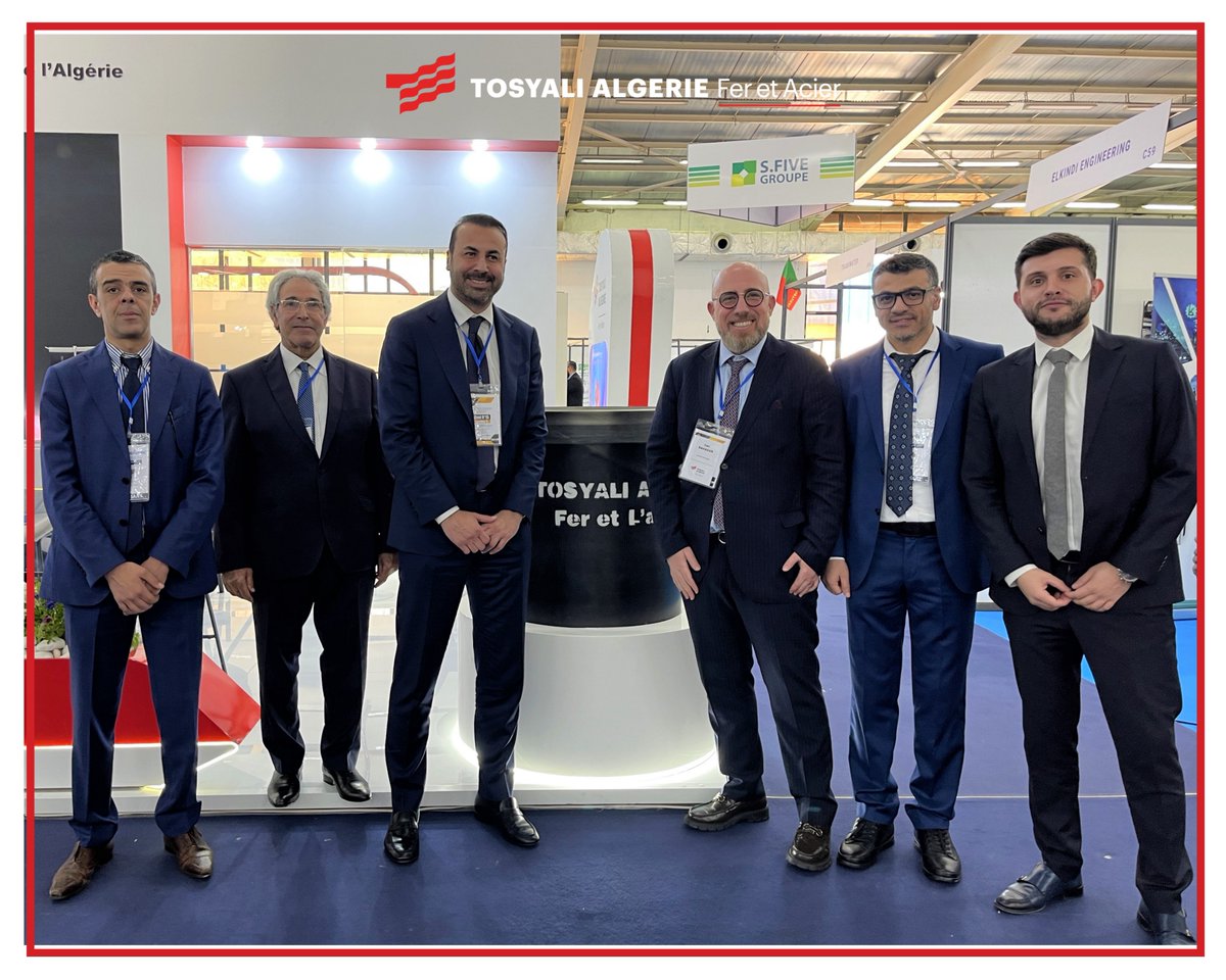 TosyaliAlgerie's tweet photo. #Tosyalialgerie participates in #SIEEPollutec we are honored by the visit of Mr. Ali Aoun Minister of Pharmaceutical Industry, Mr. Mohammed Abdelatif Henni  Minister of Agriculture, Mrs. Fazia Dahleb Environment Minister , Mr. Taha Derbal Minister of Hydraulics and Mrs.@Mahi_Nur. https://t.co/JxkVpMnbNq