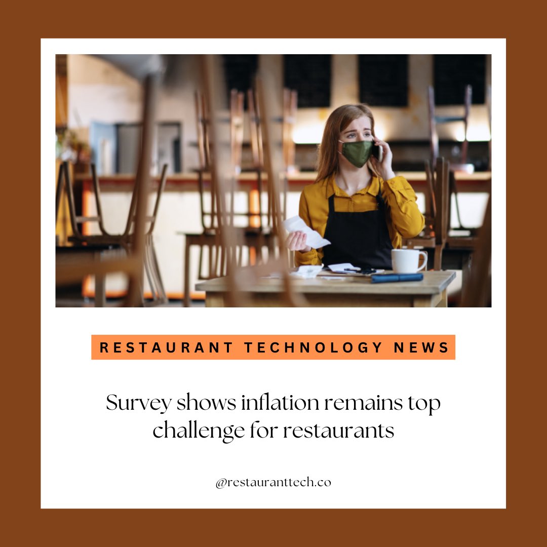 RestauranttechC's tweet photo. Inflation continues to be the top challenge for restaurants as they look ahead to 2023

https://t.co/Ftb6k2A7vJ

•
#inflation #economy #useconomy #restaurant #restaurants https://t.co/p7rmIYifXd