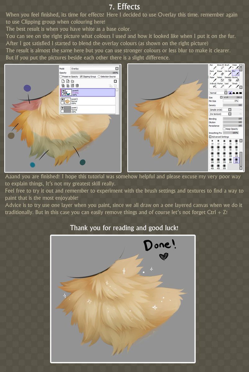 dexidoodles's tweet photo. CLICK FOR FULL VIEW!
Fur painting tutorial! 🌻[2016]

-I will include some art examples in a comment! https://t.co/GFEQYiNxXu