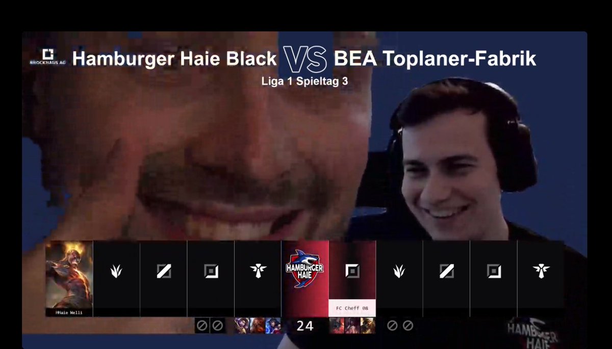 Ihr wollt einen Cast von <a href="/HHaieWelli/">Welli</a> und mir?
Ihr kriegt einen Cast von <a href="/HHaieWelli/">Welli</a> und mir!
Vorbereitungen mit unserem heutigen Dirigenten <a href="/MarvinsReality/">Marvins Reality</a> laufen auf Hochtouren 🤠
<a href="/HamburgerHaie/">Hamburger Haie</a> Prime vs. <a href="/ddorf_gaming/">Düsseldorf Gaming</a> Reaper, jetzt live!
Schaltet ein: twitch.tv/hamburgerhaie