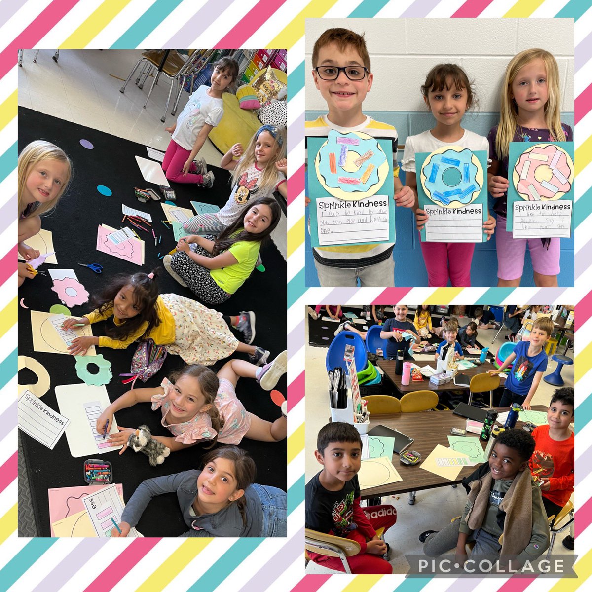 We are sprinkling kindness for K-Kindness Day!  Lucky for me, I know the kindest kids out there! 🥰 <a href="/OrlandCenter/">Center School</a> #MakeASplash #bethereason135