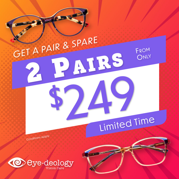 Looking to enhance your #vision and upgrade your look? Get a pair and a spare set of custom crafted #eyeglasses from only $249. Schedule a personalized #eyewear fitting at our #Edmonton #optical today! 

#yegdeals #yegglasses #yegglasses #optometrist #eyedoctor #sale #yegsale