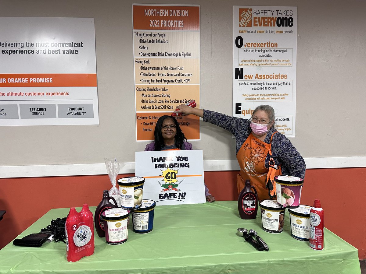 Happy 60 days safe 
Ice Cream Party at Long Island City 

#LETSGO