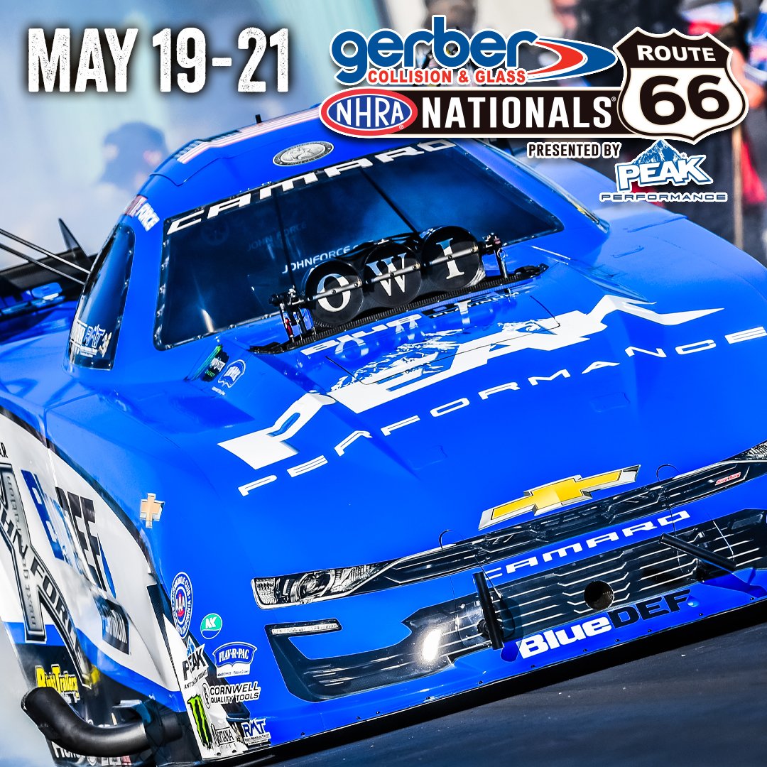 Heading to Chicago for a full week celebrating our partnership with Old World Industries and @peakauto before hitting @Route66Raceway for the @NHRA #Route66Nats presented by PEAK Performance. Hope to see those stands packed! Get $7 off tickets here!: bit.ly/PEAKDISCOUNT