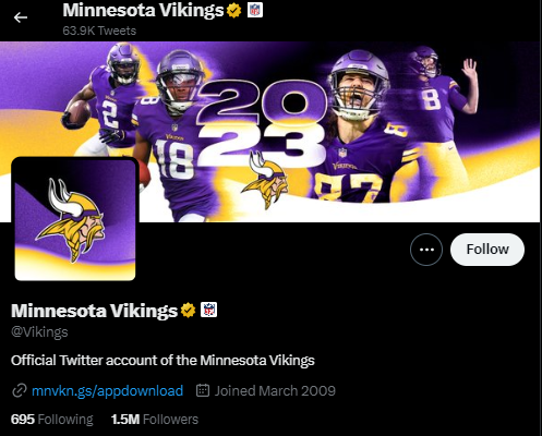 Ihartitz's tweet photo. .@Vikings Twitter banner casually replacing Dalvin Cook with Alexander Mattison https://t.co/gX0OOXdNGZ