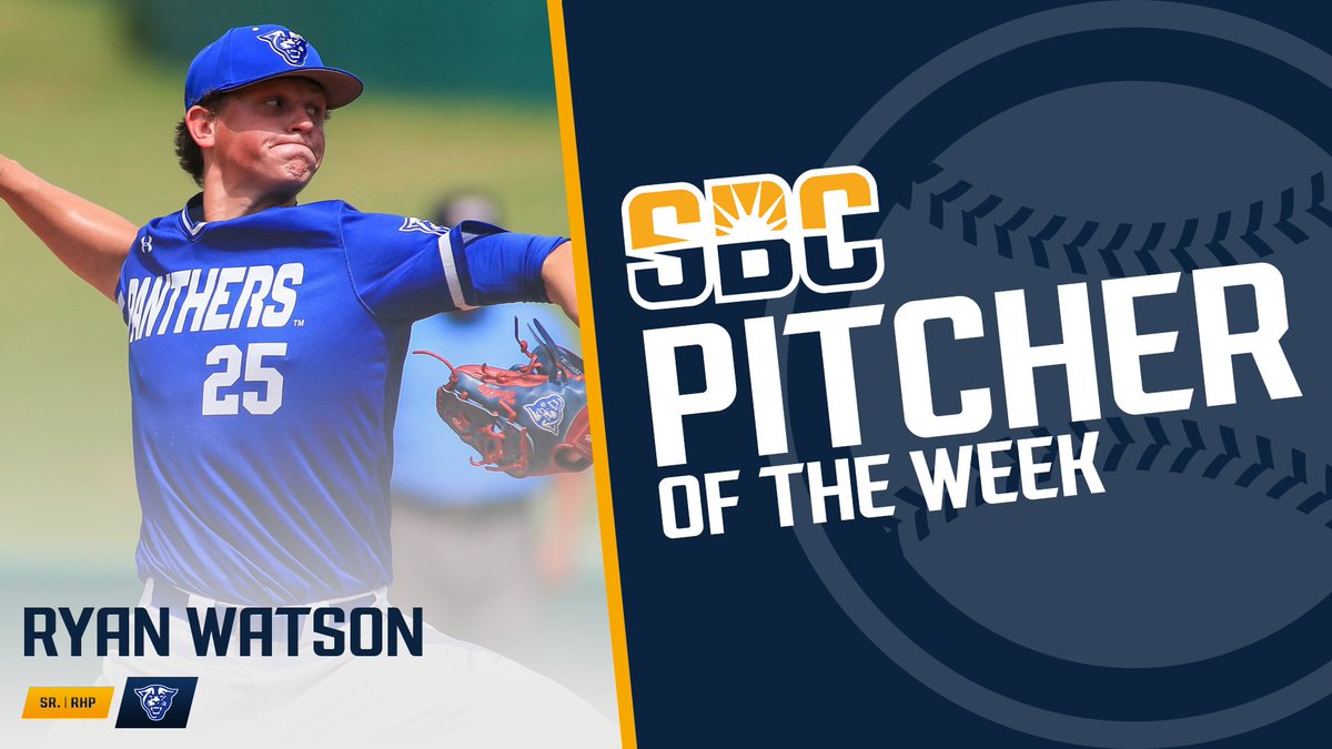 SunBelt's tweet photo. 𝗪𝗔𝗧𝗦𝗢𝗡 𝗪𝗜𝗡𝗡𝗘𝗥.

@GaStateBaseball senior right-handed pitcher @ryanwatson2525 tossed 7.0 scoreless innings to run his record to 6-0 against Sun Belt opposition this season &amp; earn the SunBeltBSB Pitcher of the Week nod. ☀️⚾️

📰 » https://t.co/tvq10eRHMg https://t.co/9J4Os5mjTt