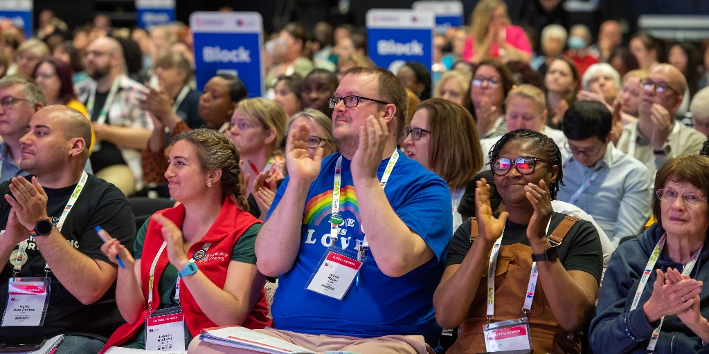 theRCN's tweet photo. Tuesday at #RCN23 featured an inspirational conversation with @EAnionwu, a centre-stage spot for @RCNStudents and a standing ovation following Pat Cullen's keynote speech.
Check out the latest from the past few days at RCN Congress on our website.
https://t.co/C81bl9OF3d https://t.co/evd6WEXXs7