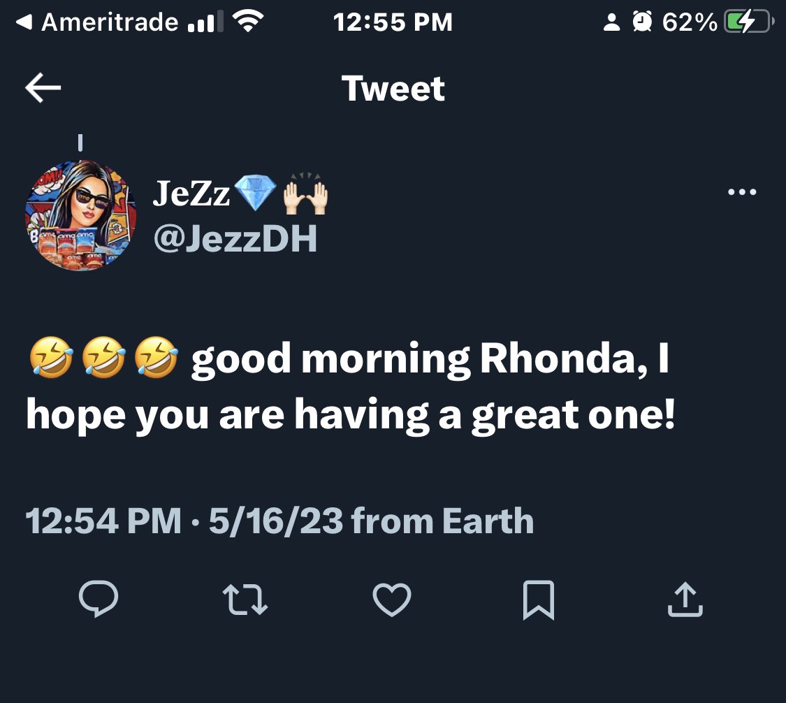 Hi this tweet 🐣 was sent to me. I think you meant it for Rhonda?