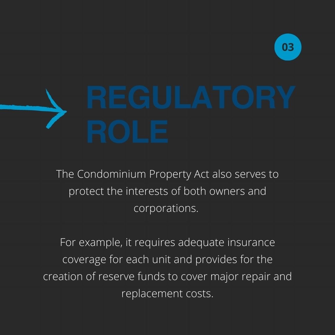cciSouthSask's tweet photo. Have you ever wondered about the laws and regulations that govern your property?��� Look no further than The Condominium Property Act, 1993.

Swipe through to read about it! https://t.co/socec4EjWT
