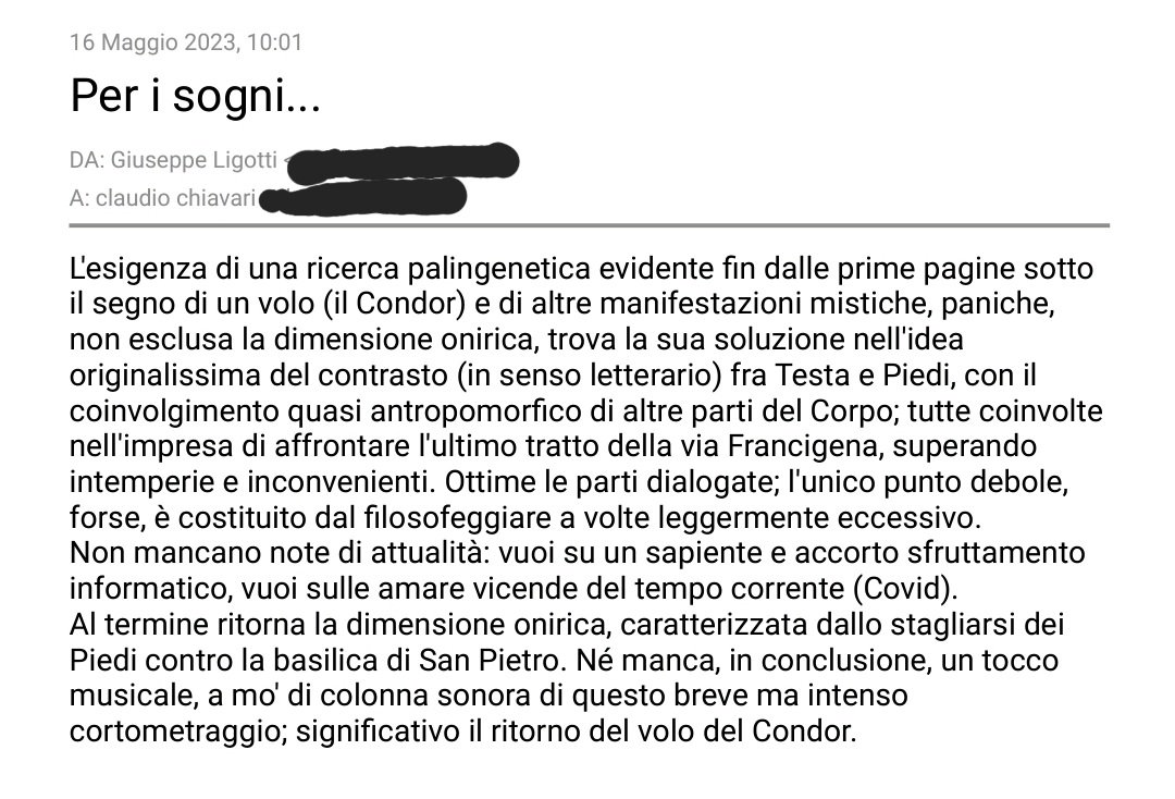chicla469's tweet photo. Una recensione per me molto importante: il mio prof del ginnasio. Che onore!!!
Per acquistarlo:
https://t.co/Y3nN2Zfbgc

#scrivere #book #scrittoreemergente #sogni #segreti #SalTo23 #recensione https://t.co/lX2Ic0cPG7