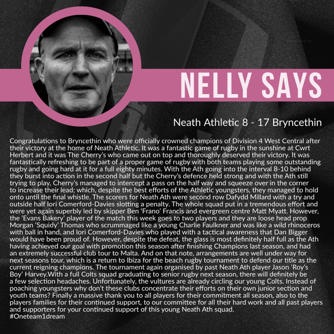 NeathAthletic's tweet photo. #NellySays #NARFC https://t.co/cTBfVmCsI9