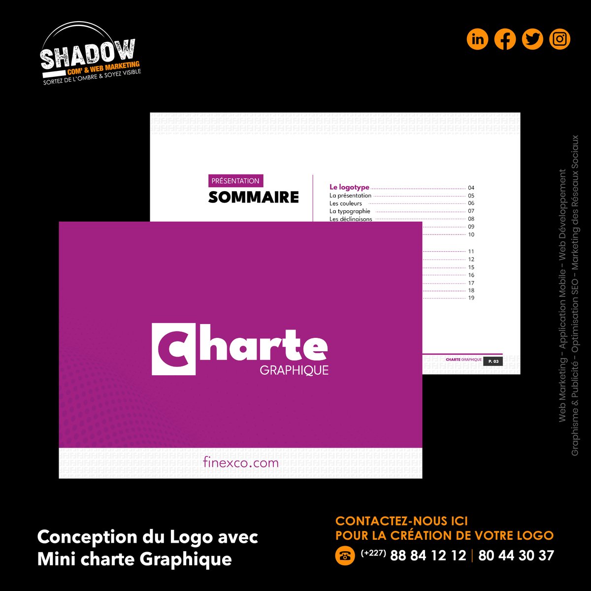 Shaadowagency's tweet photo. Nous sommes profondément reconnaissants envers ce grand cabinet qui nous a accordé l'opportunité de créer et de concrétiser leur charte graphique. https://t.co/71zDBBipdf