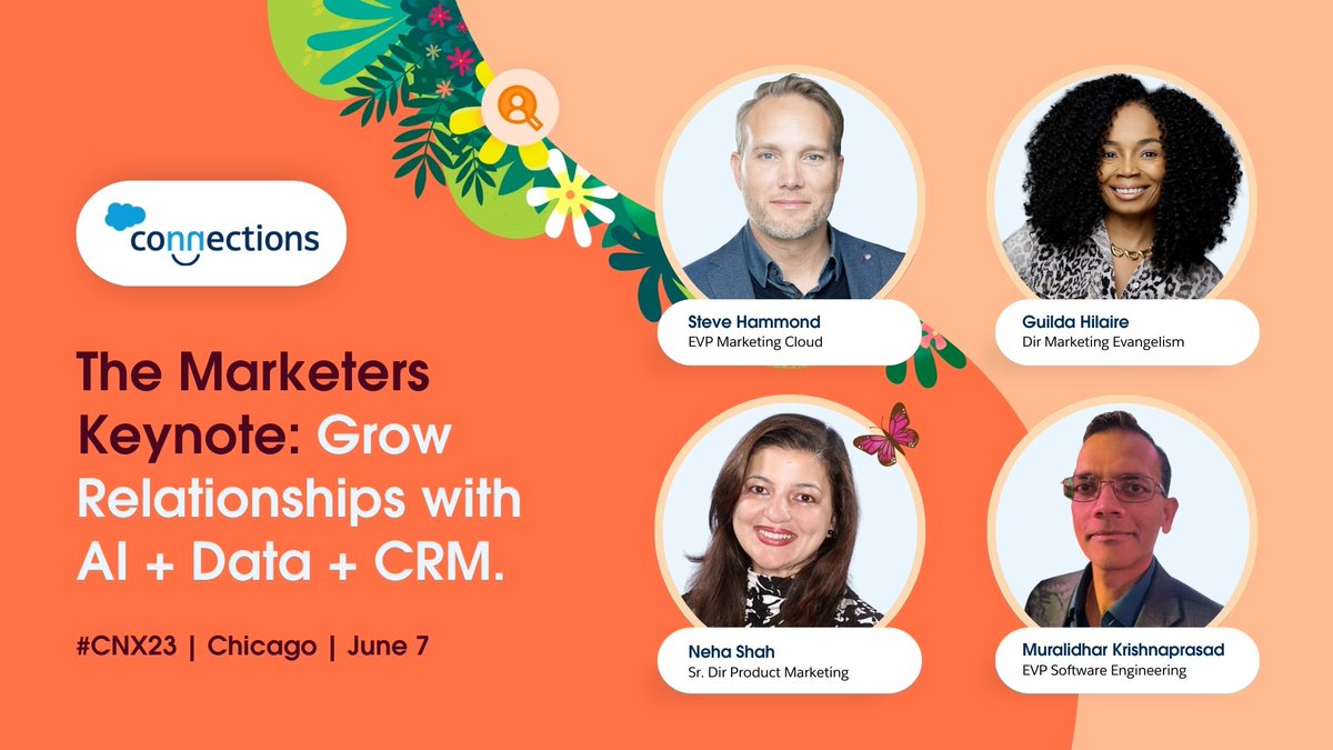 MarketingCloud's tweet photo. #MomentMarketers, are you ready for this keynote? Make sure you're signed up to join us live and in-person! Register here: https://t.co/UOsOOpyvRT #CNX23 https://t.co/CxpCFiU8Z5