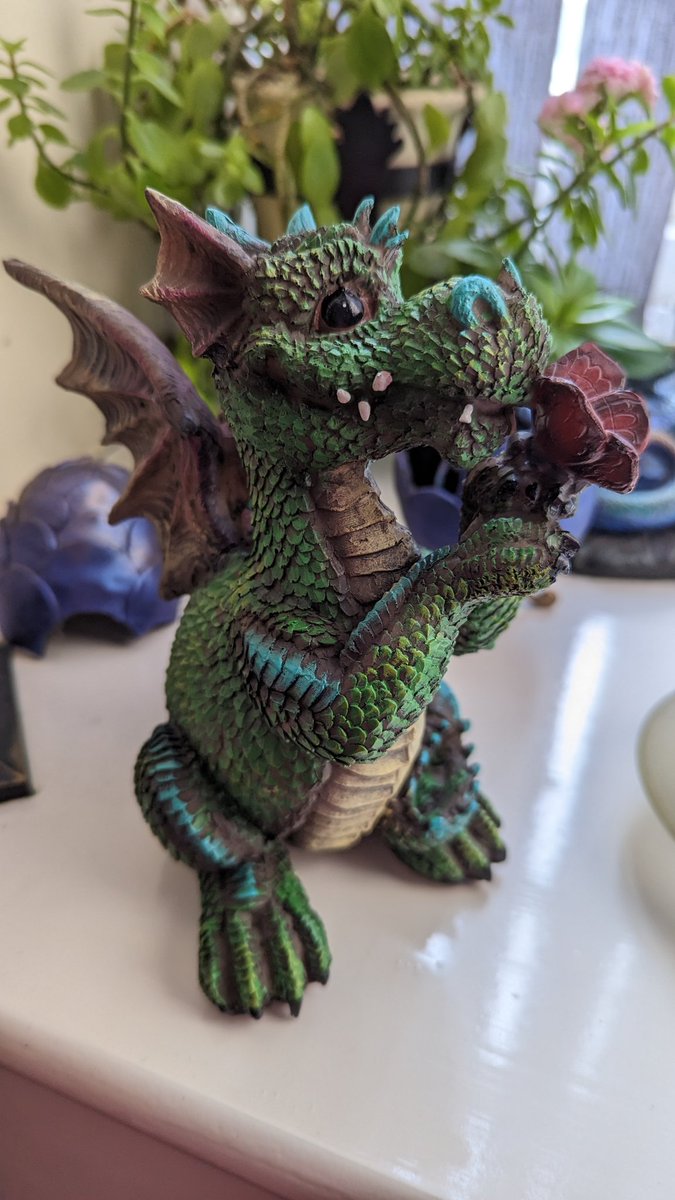 ConinaUK's tweet photo. These two cuties followed me home from Wales-not-Wales. They heard I'm good at giving dragons a forever home 😆
#dragons #alator #NemesisNow #MotherOfDragons https://t.co/hCLkUKoHEl