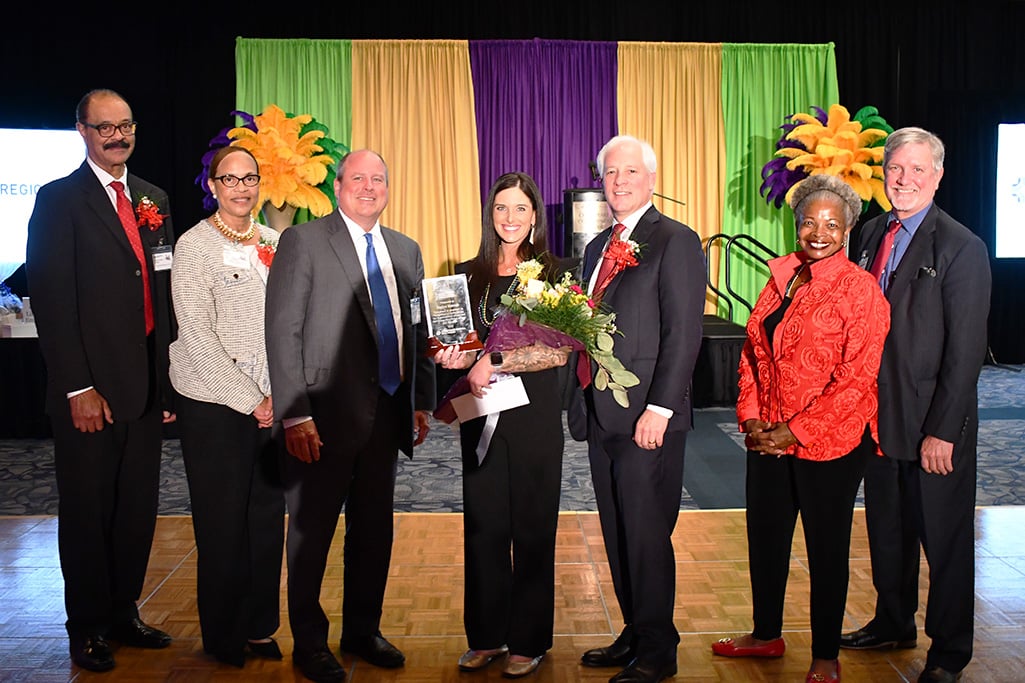 Congratulations to Carina Masson, RN for winning this year's Luminary Award. Carina was nominated for going above and beyond for a family and ensuring they understood how to best care for their baby, securing stable housing and enrolling them in programs to receive supplies. ✨