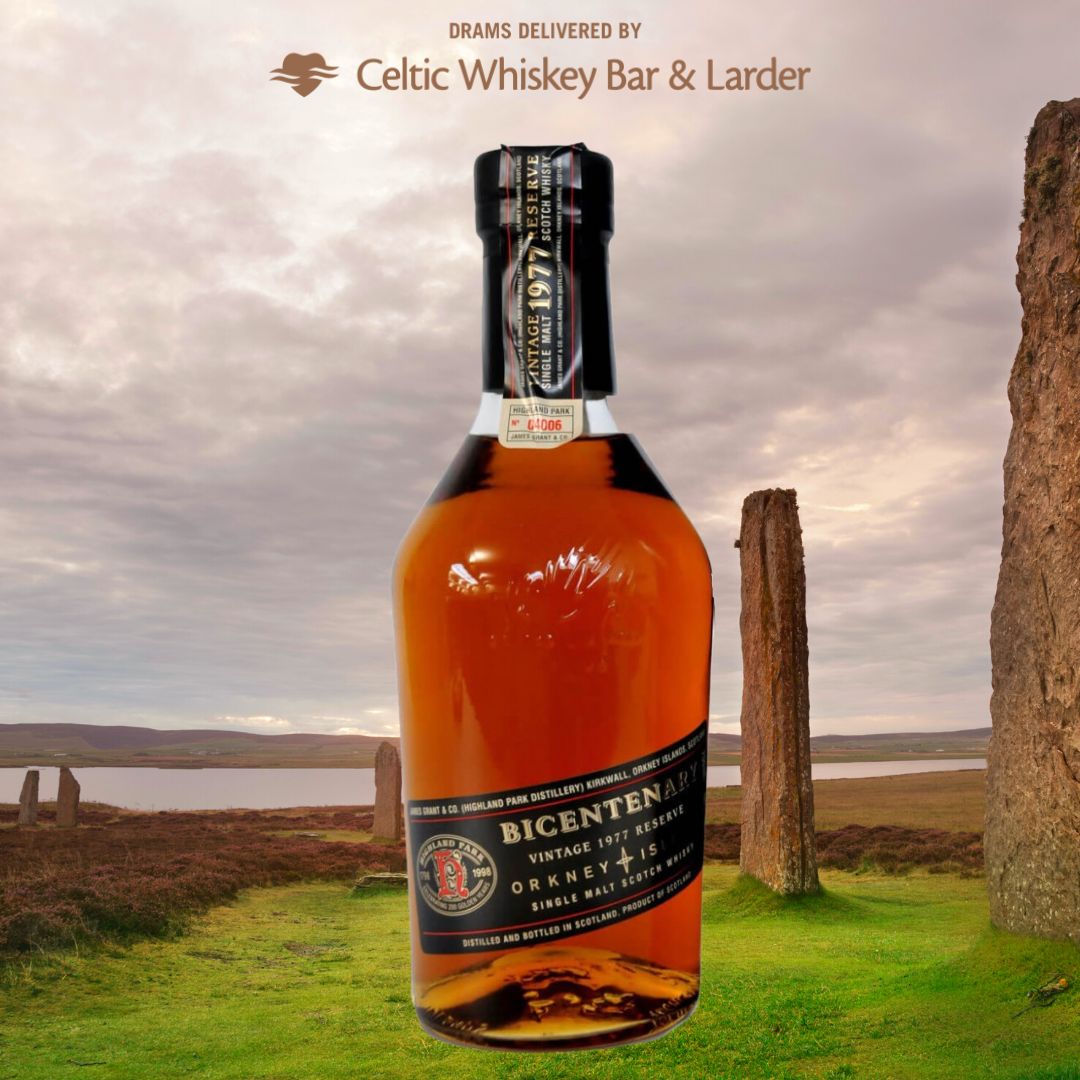 dramsdelivered's tweet photo. A classic Highland Park for you today. The Bicentenary Edition was distilled way back in 1977 and bottled after 21 years of ageing in 1998. 
Get your 3cl sample here: https://t.co/0htNAd45Ny
Rumour has it you will also find it at the #dreamdram bar at this week's @WhiskeyLiveDub https://t.co/btk4W0Fd1Y