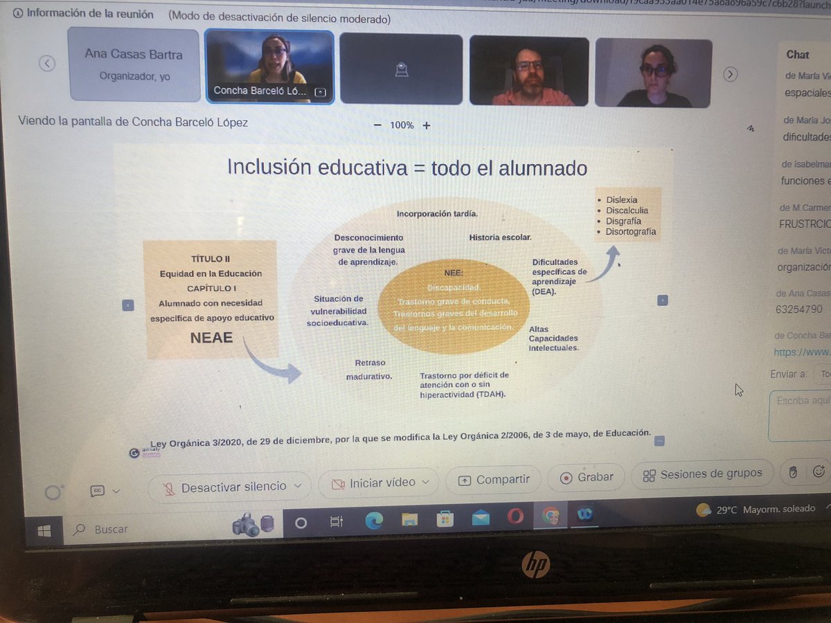 BartraCasas's tweet photo. @BartraCasas,tarde que hemos compartida con @BarceloConcha para conocer las DEA y como ofrecer al alumnado la adecuada y ajustada respuesta educativa. También contamos con los testimonios de Jonathan y Roberta❤️@cepcordoba https://t.co/xGUCZ5Ht6L