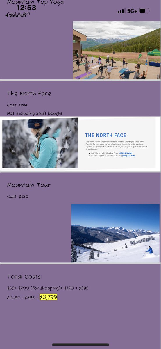 MandyBland22's tweet image. Snapshots from real life projects.  The students  calculated their room, food, transportation, and  activities on a budget. 
Math Plan a trip presentations on a budget. #6thgradeMath