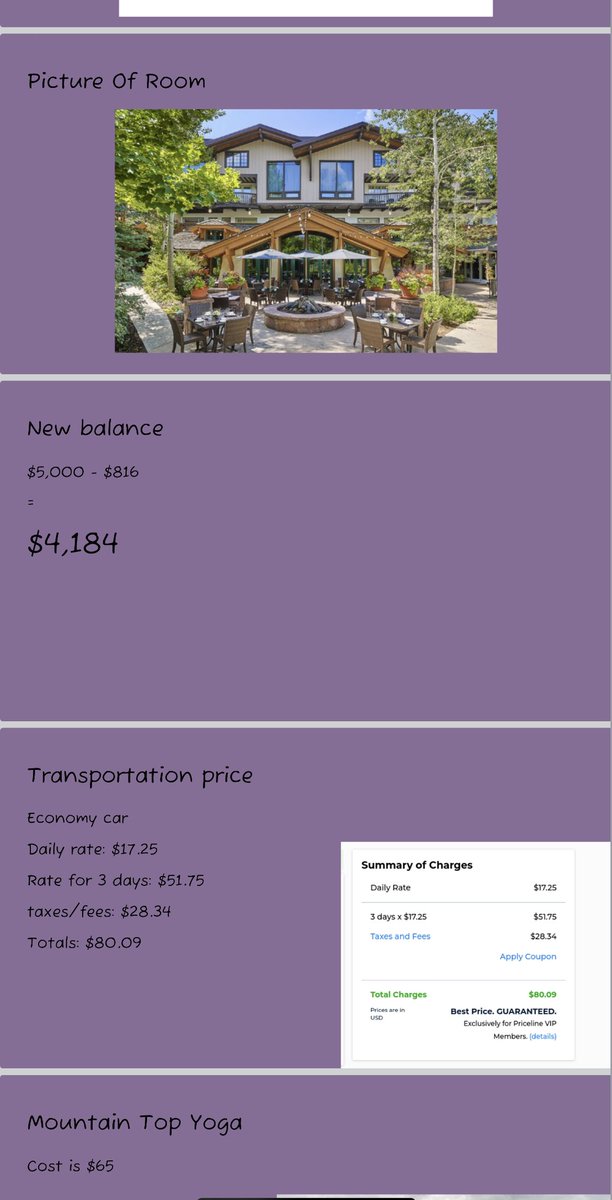 MandyBland22's tweet image. Snapshots from real life projects.  The students  calculated their room, food, transportation, and  activities on a budget. 
Math Plan a trip presentations on a budget. #6thgradeMath