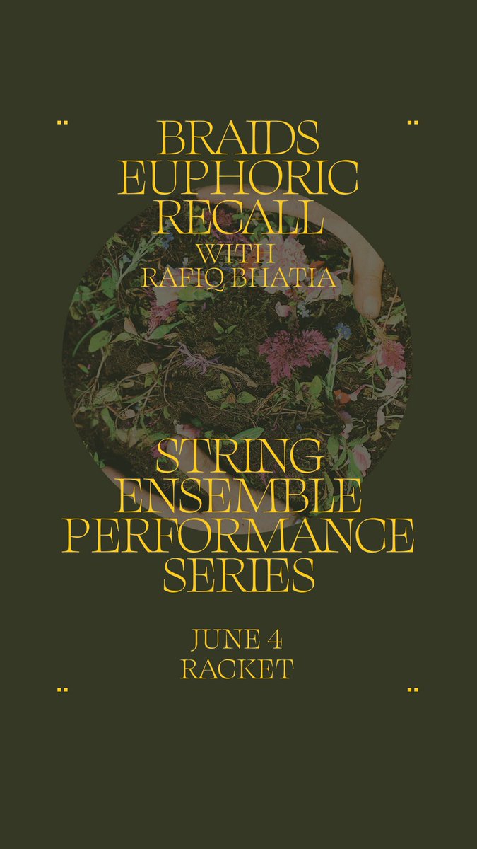 New York City! We are thrilled to announce that the amazing @rafiqbhatia of @sonlux will be opening for us on June 4th @Racketnewyork This will be a very special show so don’t miss out. Get your tix here axs.com/events/479768/…