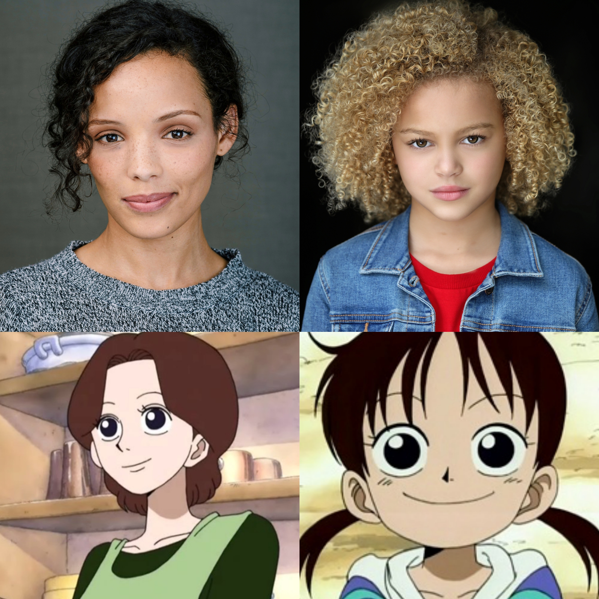 ONE PIECE NETFLIX FAN on X: Nicole Fortuin (Ririka) and Kamdynn Gary (Rika)  from the Shells Town. t.coGEhQFciZ9G  X