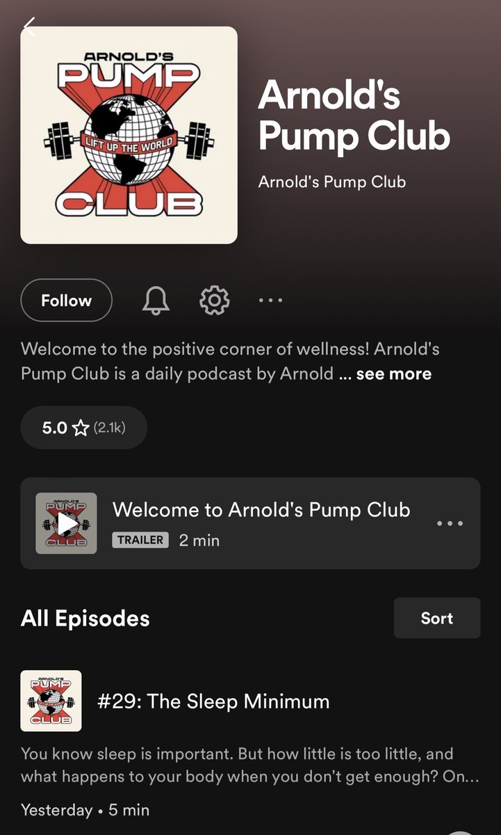 Arnold on Twitter "Listen to the Pump Club podcast!"