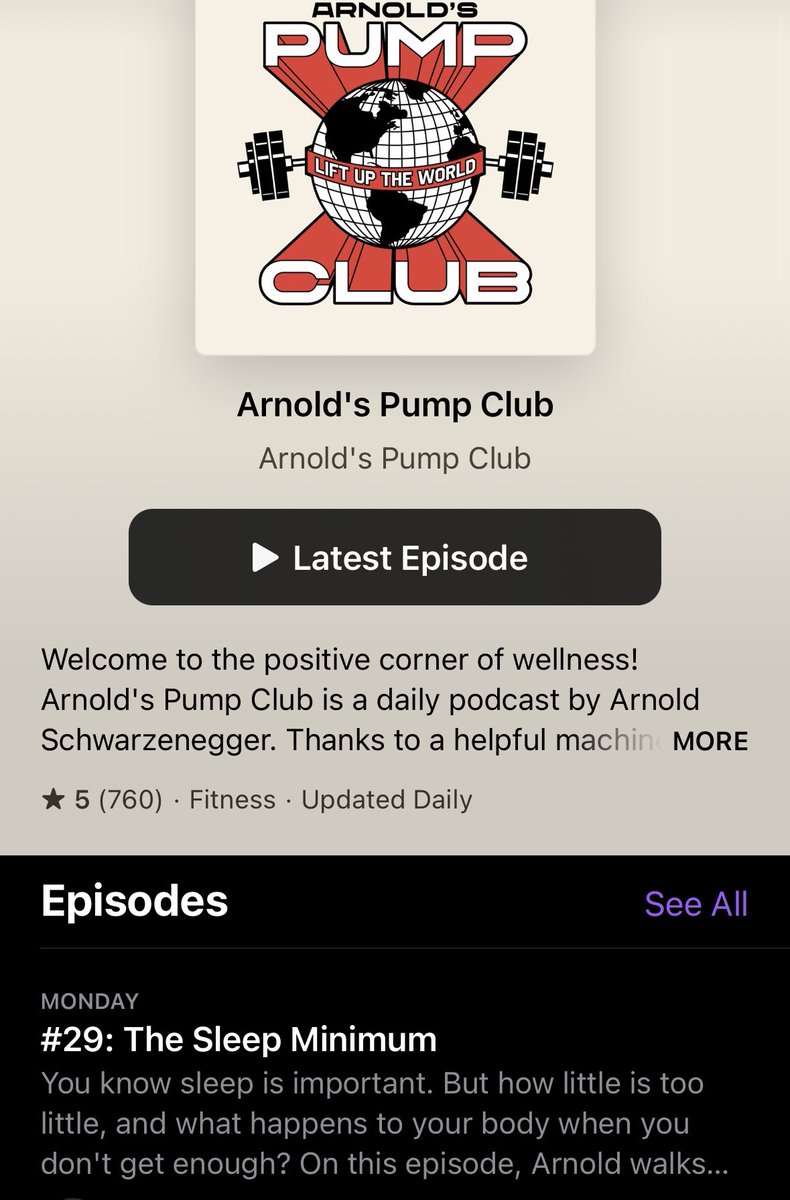 Arnold on Twitter "Listen to the Pump Club podcast!"