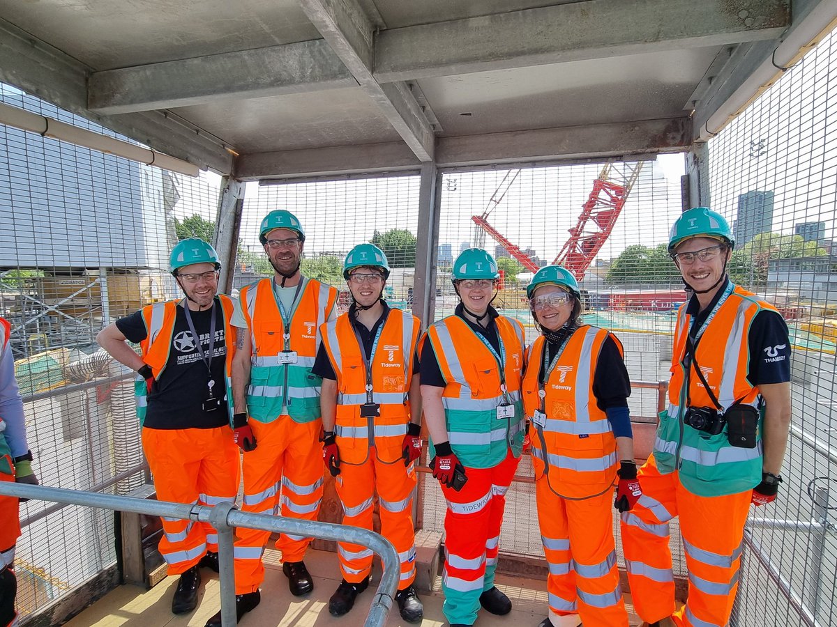 AlisonJArcher's tweet photo. Team @Thames21 visit to #TidewayHub #AbbeyMillsPumpingStation btwn #LeaNavigation and #Channelsea to see #SuperSewer site. Cleaner rivers, bring them on! https://t.co/Aqmcj7LLLJ
