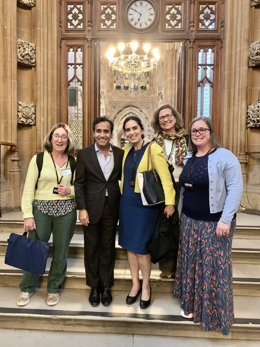 Welcoming experts from University of Greenwich, Queen Mary Medical School, University of Brighton and First Step Nutrition at the All Party parliamentary Food and Health Forum on Obesity. 🙏 for all your fantastic work in science 🧬 research and academia.