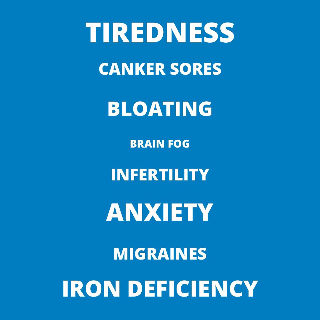 Are you experiencing these symptoms? 400,000 Canadians are living with #celiacdisease but 85% of them don't know it. 

Find out if your symptoms could be celiac. Take our symptoms checklist at the link: celiac.ca/celiac-disease…
