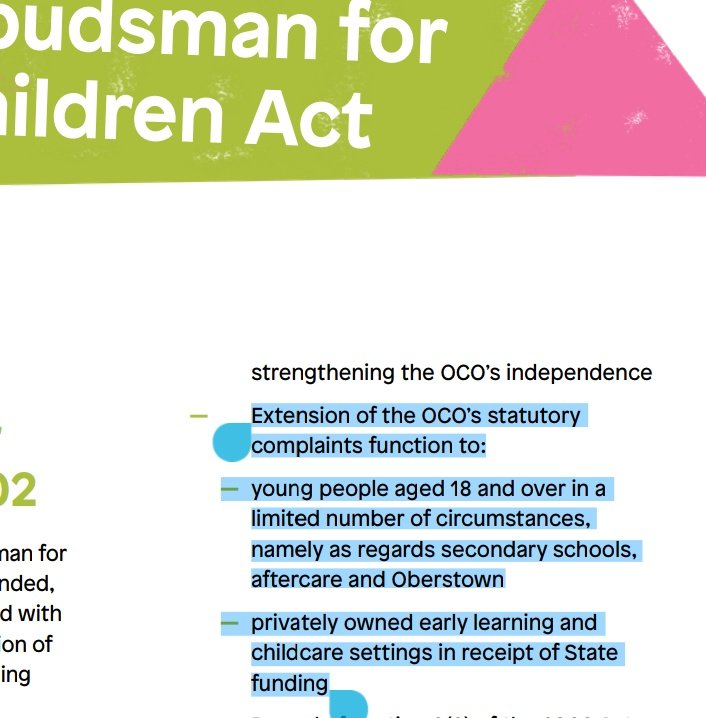 Great to see @OCO_ireland look for an extension of their statutory complaints function to ECEC settings. We need to see respect for children's rights in government policy. For too long we've seen children used as pawns in political agendas #nochildleftbehind