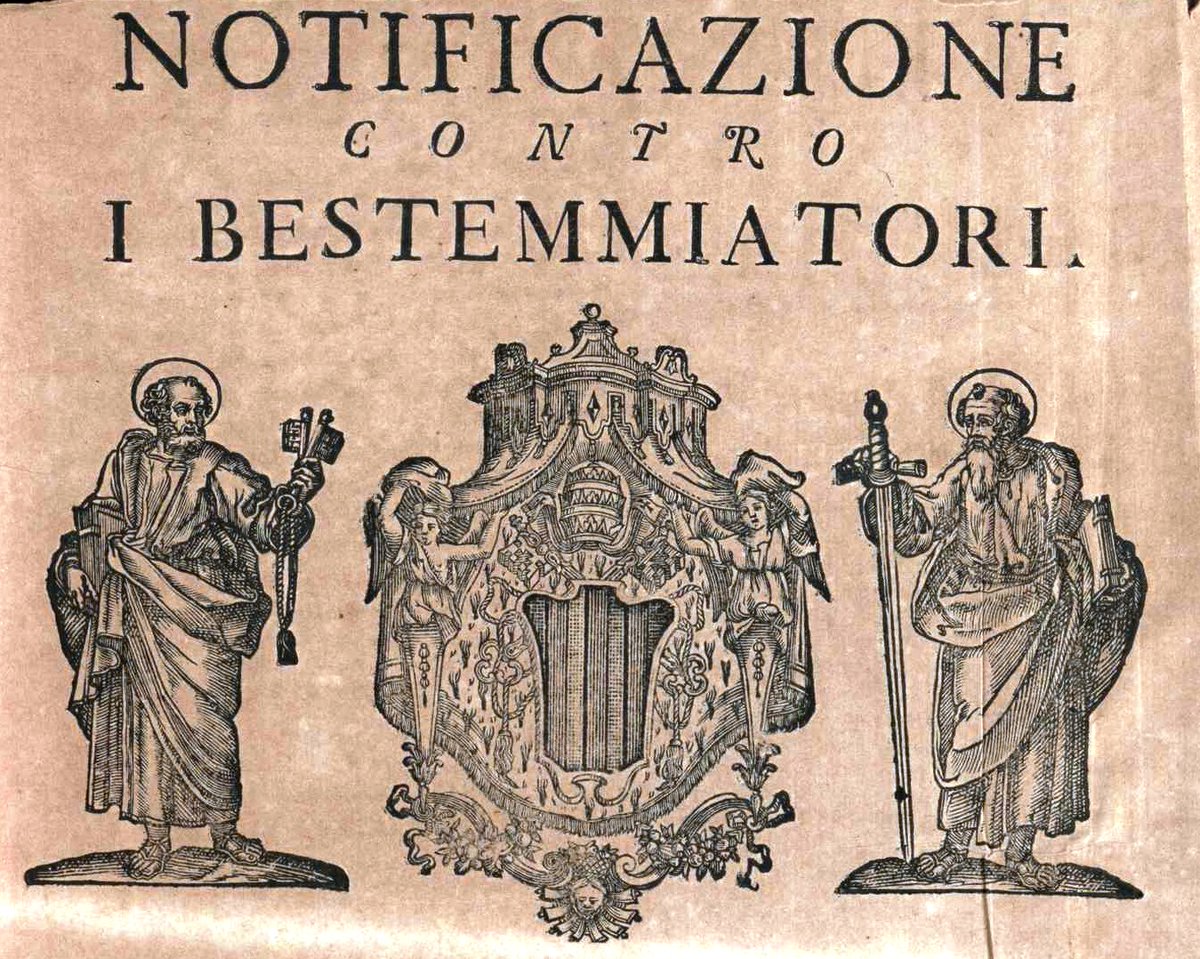 #30maggio 1681, #Venezia: il 42enne Pietro Berengo di #Padova è impiccato per ordine del Consiglio dei Dieci. Ammazzò un oste del “Due Spade” perché “dal medesimo fu corretto delle grande cattive regole nel bestemmiare”