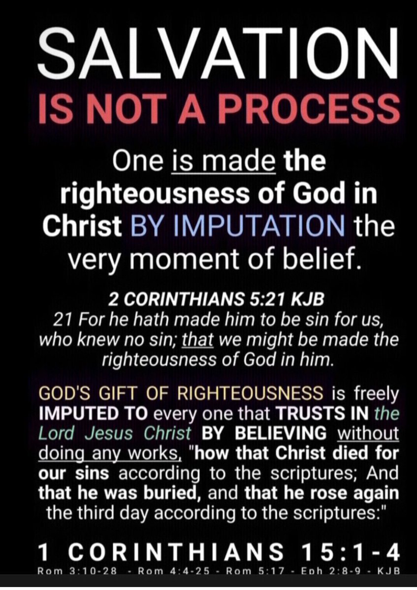 TrustJesusAlone's tweet photo. Big talk, not one verse to back up your LIE because it is not in the scripture.
I have taken note, how you blow right past scriptures that refute you to double down on your #DeadWorksHeresy https://t.co/OlH5liswkJ