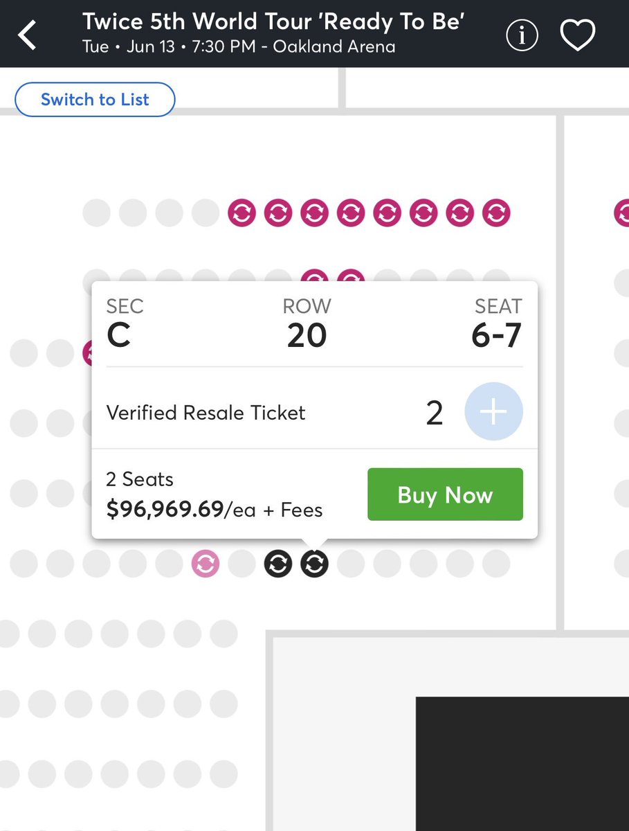 llldsunbae09's tweet photo. #TWICE becomes the FIRST and FASTEST FEMALE KPOP ACT to have barricade tickets resale price at over $100,000😳🥳🤩

@Ticketmaster @TMFanSupport will also officially join the devil in hell for this ridiculous ticket price resale scams! 🔥💪👑❤️🏆 😍 https://t.co/G8acXZwOau