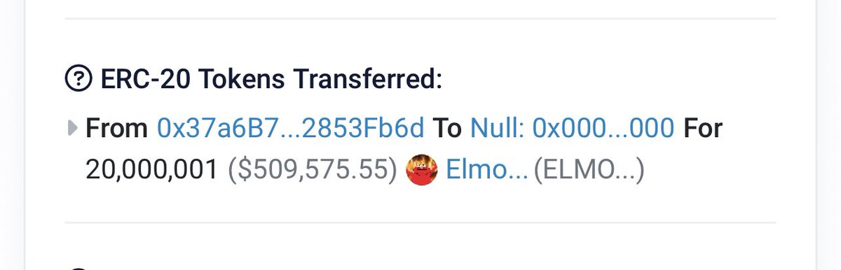 elmo_on_eth's tweet photo. You have to be totally INSANE to just burn 500K USD...

ElmoERC; 'Hold my beer 🍺 '!

We burned two Lambo's today 🔥 https://t.co/x0IuIEIhYo