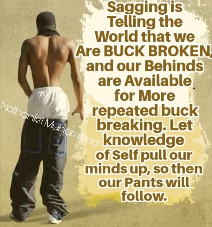 You already knew that it represented selling your behind in prison and then you get upset about someone calling you gay. Now you have the truth. What's your next step, AFRIKAN MAN?