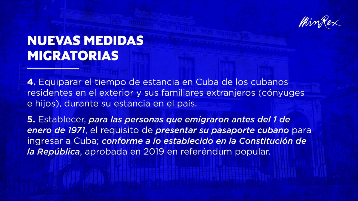 annitavillam's tweet photo. Anuncia @SoberonGuzman nuevas medidas migratorias. @CubaMINREX https://t.co/MfLyRnAo8f