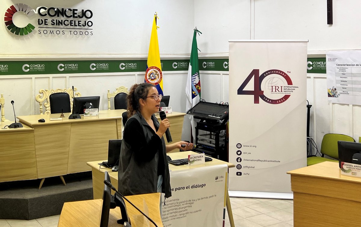IRI_es's tweet image. En #Colombia 7 de cada 10 mujeres en política han experimentado violencia. Junto a @moecolombia trabajamos con los consejos municipales de #Corinto y #Sincelejo en la implementación de protocolos para prevenir, atender y sancionar la violencia política contra la mujer. @wdn