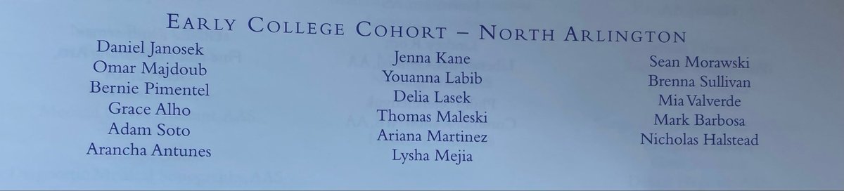 NA_NAHS's tweet photo. Congratulations to our 5th cohort of Early College graduates! Thanks for all your hard work and completing this great program! #BergenGrad 🎓🧑🎓👩🎓 https://t.co/X5XRjdIEdq