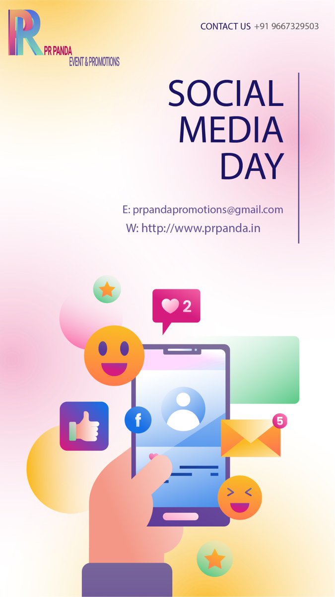 PrPandaEvents's tweet photo. Social Media Day
#DigitalMarketing #socialmedia #Promotions #prservices #prpanda https://t.co/75UXVrKMZZ