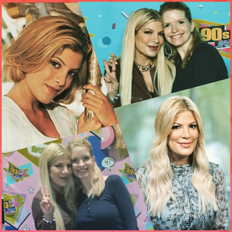 Patricia__Braun's tweet photo. Happy 50 Birthday to my Girl 😘 @torispelling 🥳❣ 
#beverlyhills90210 #torispelling #donnamartin #bh90210 #birthday #birthdaygirl #happy50 #90s https://t.co/c6jFdAzvBg