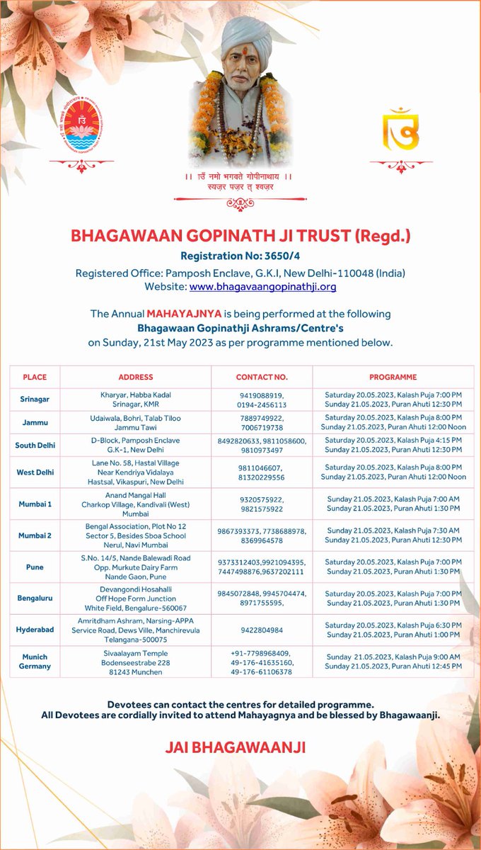 bhagawaangopinathjitrust (@delhipamposh) on Twitter photo 