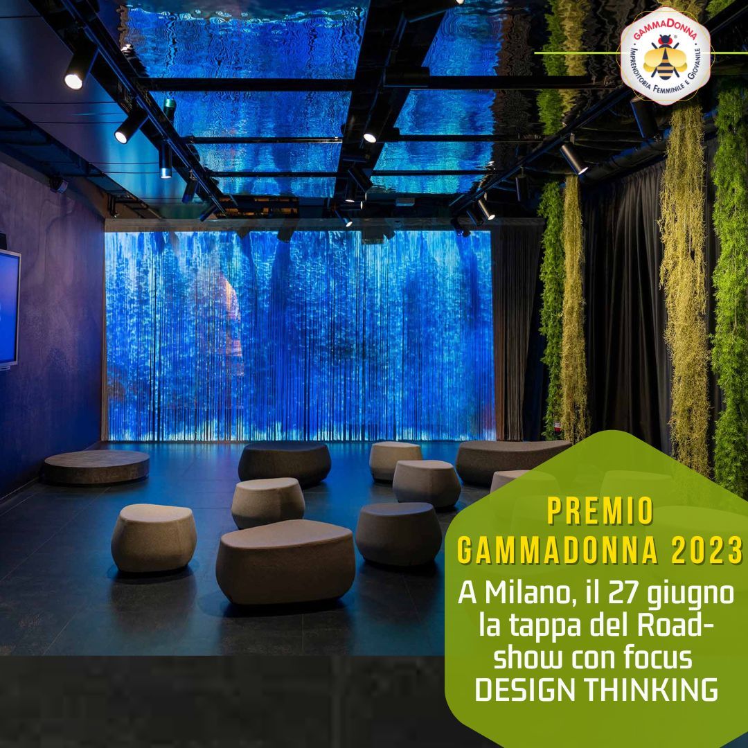 Il #designthinking è il focus della 2a tappa del #roadshow per le candidate al #PremioGammaDonna 2023
🗓27 giugno
📍wavespace™ di #Milano, by <a href="/EY_Italy/">EY Italy</a>

Scegli entro il #18maggio uno dei percorsi #BEEsmart o #BEEpowerful

INFO👉 lnkd.in/dvfUBZ9N

#SpeedUpYourBEEz 🐝