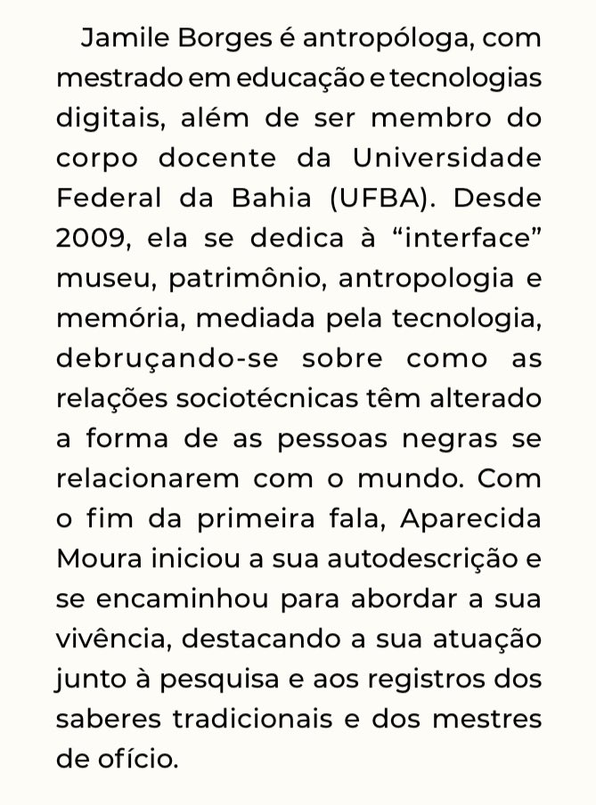 jamileufba's tweet photo. Mais uma alegria: disponível para download o Ebook resultado do Encontro Paulista de Museus 2022 em que tive a honra de participar numa mesa sobre Educação antirracista nos museus. Corre lá no site do @sisemsp pra baixar. Obrigada a toda a equipe SISEM. #enemu #museologia #muncab https://t.co/NbxNtSzWWc